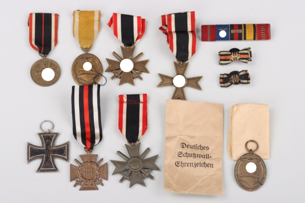 Lot of medals and ribbon bars