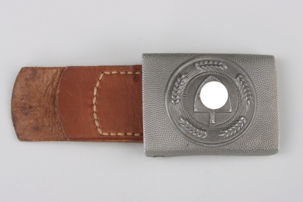 RAD EM/NCO buckle with leather tab - LGS
