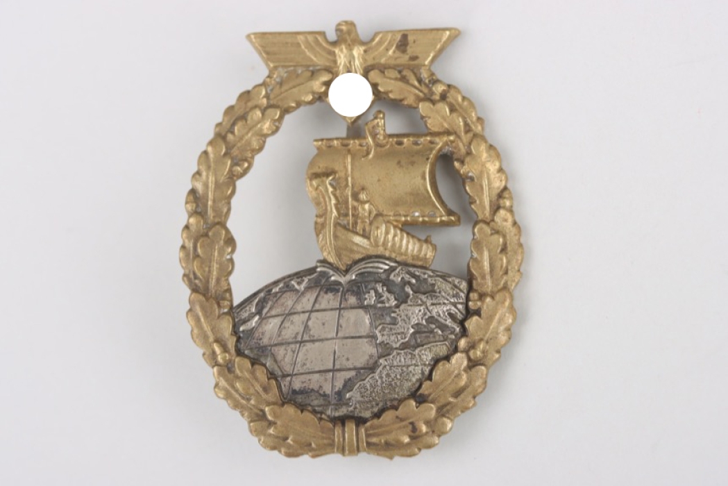 Auxiliary Cruiser War Badge - Juncker (tombak)