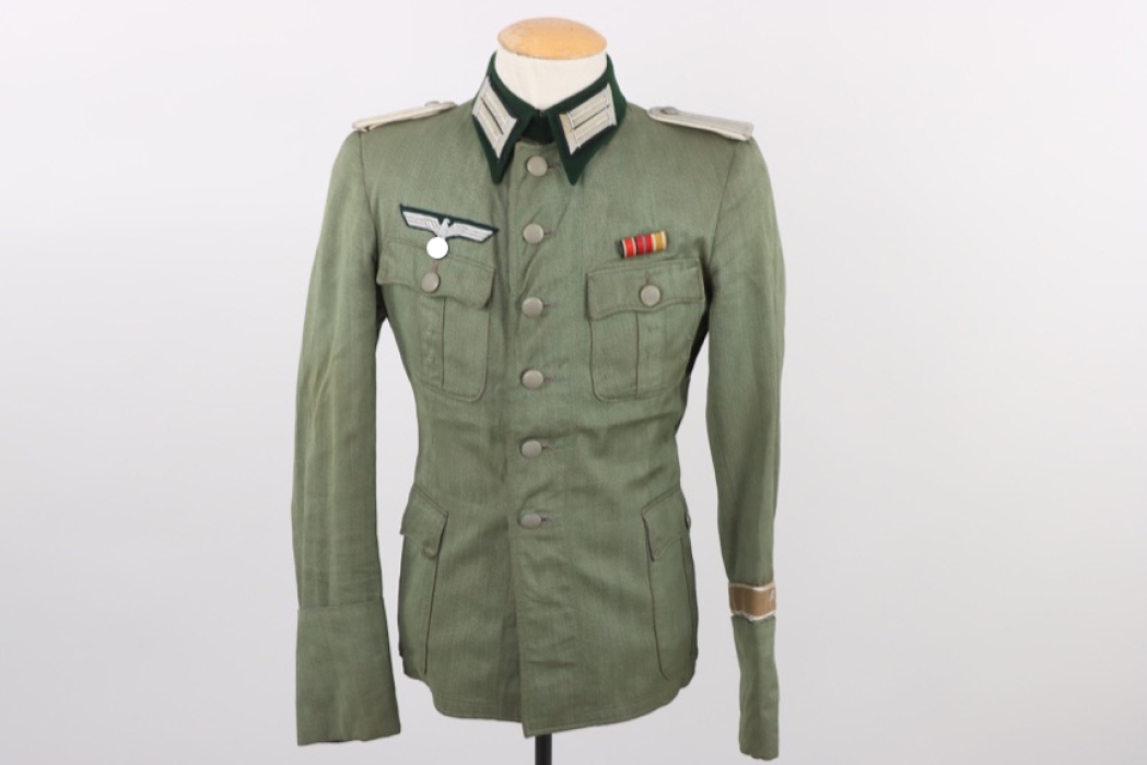 Heer Infantry field tunic to a (german cross recipient) & AFRIKA veteran