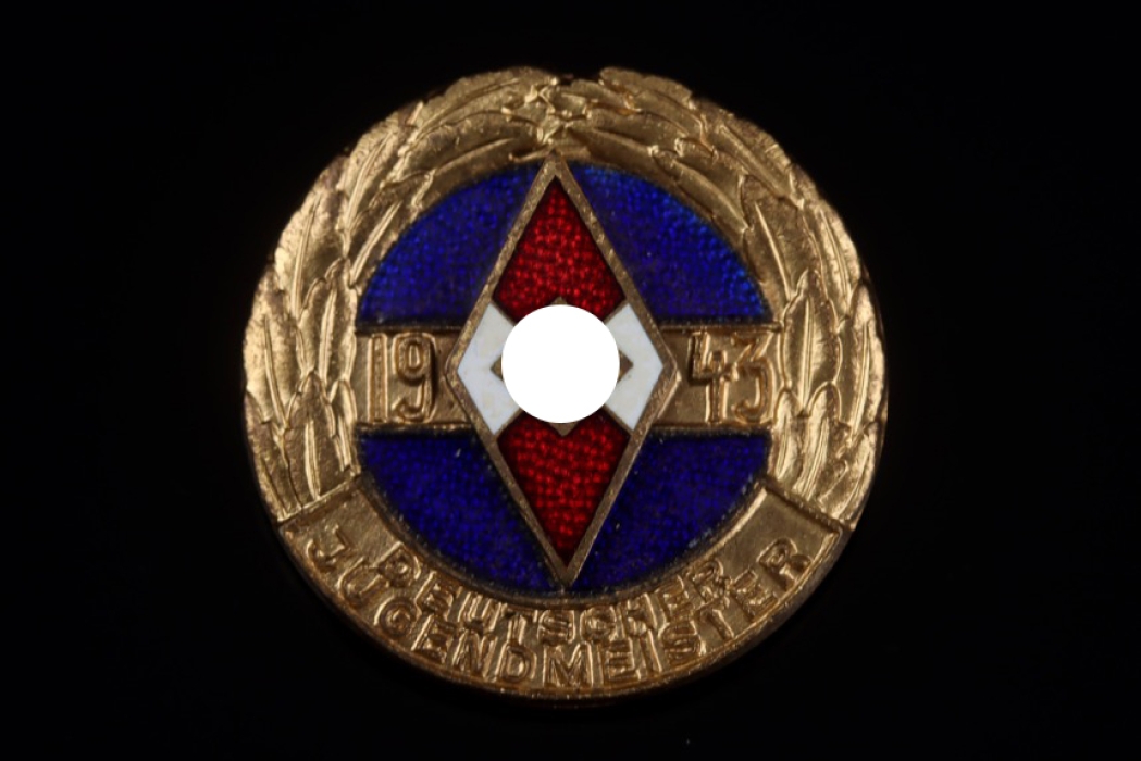 HJ Championship Badge of the German Youth Champion 1943 in Gold