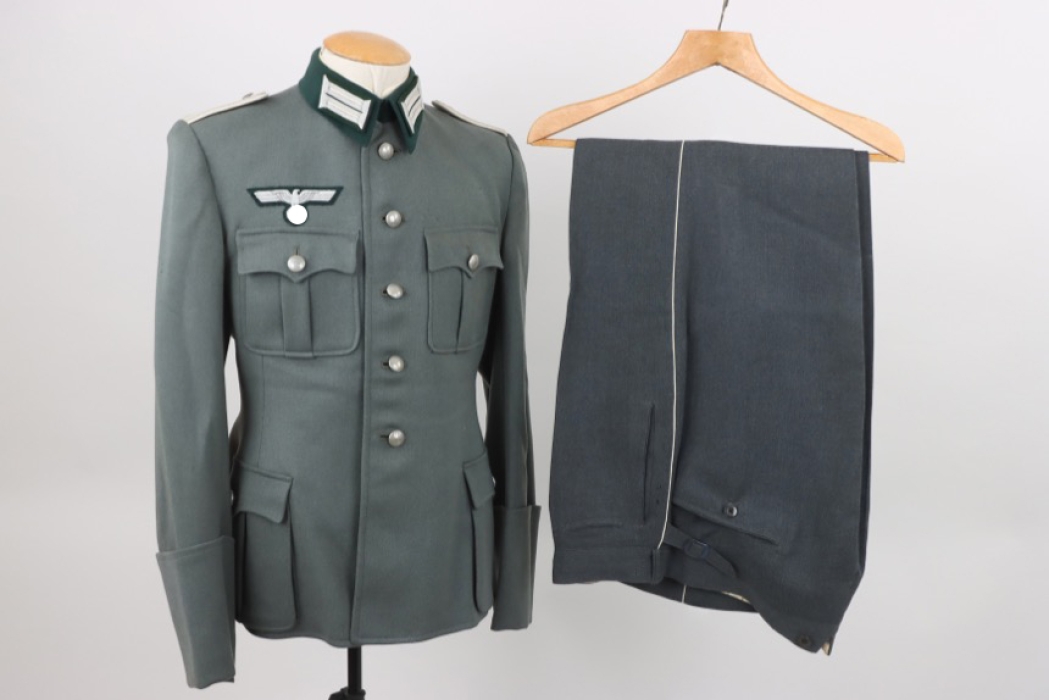 Heer Infantry Leutnant field tunic & trousers