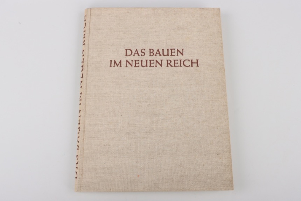 Book "Das Bauen im neuen Reich" by Trost Gerdy - 1938
