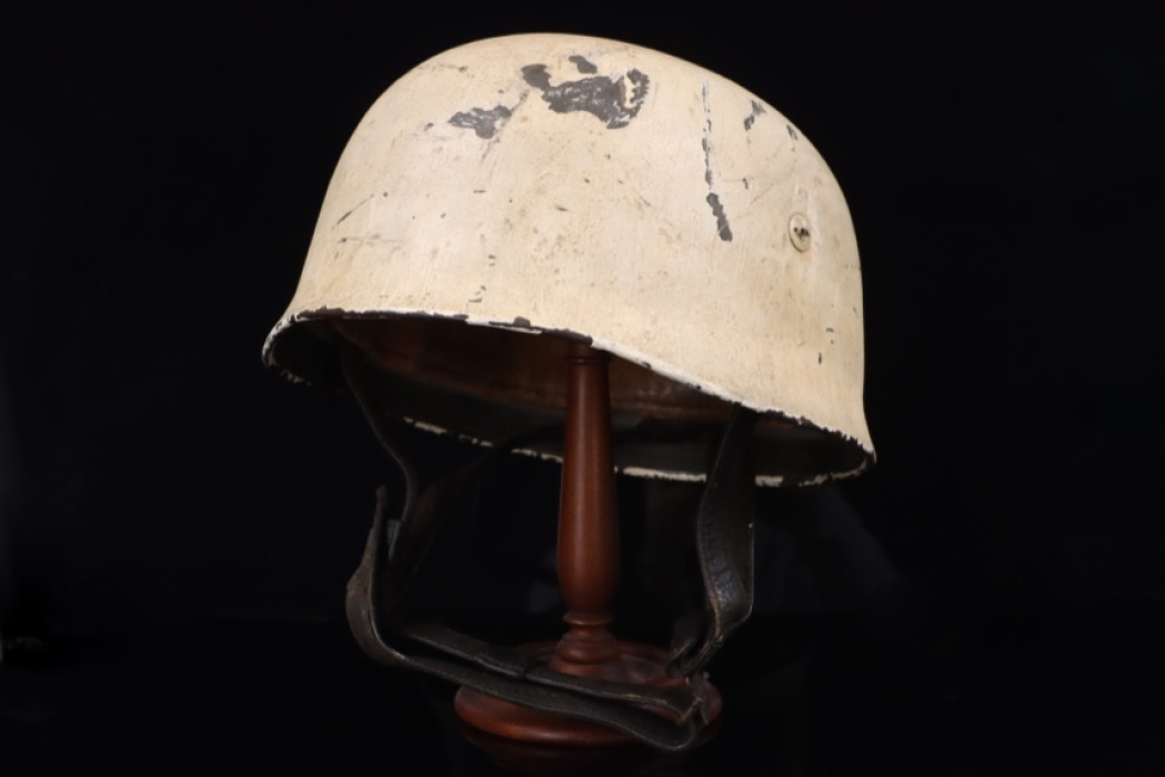 Luftwaffe M38 white winter camo paratrooper helmet