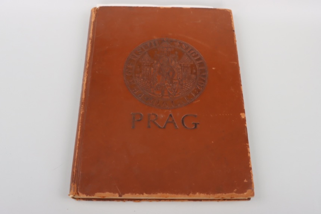 Photo book "Prag - Lichtbilder von Karl Plicka" for Heinrich Himmler with letter - 1944