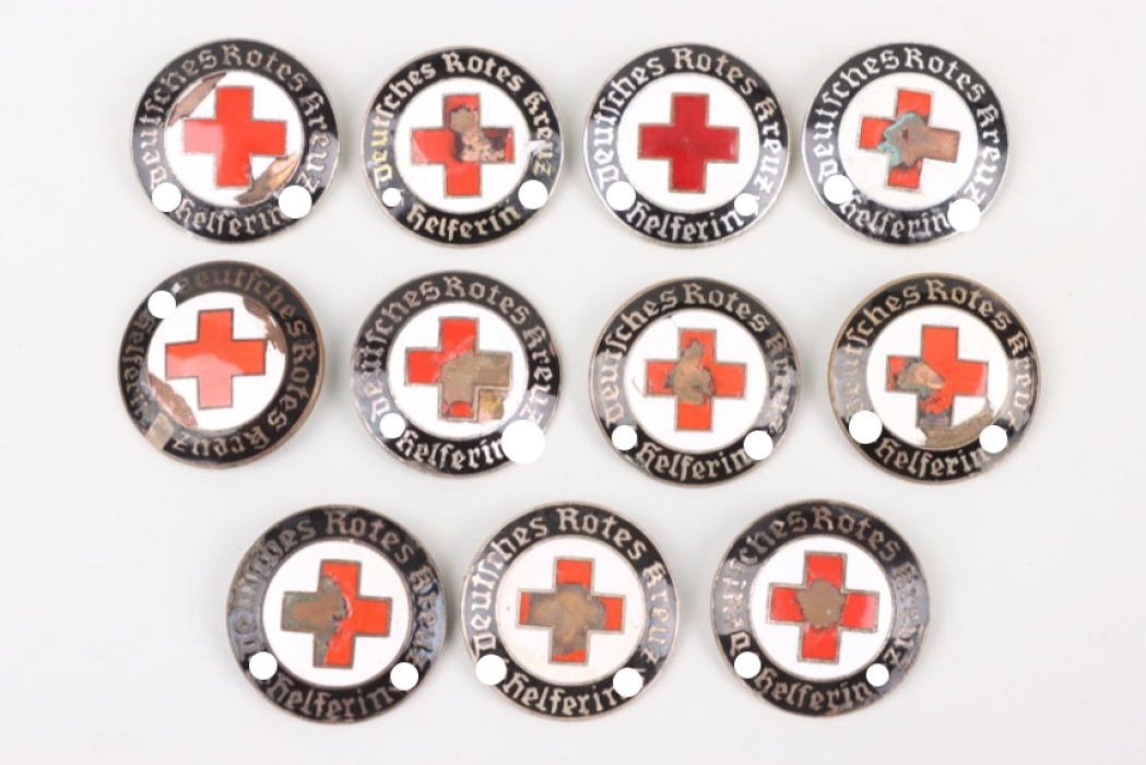 11 x German Red Cross Helferin brooch
