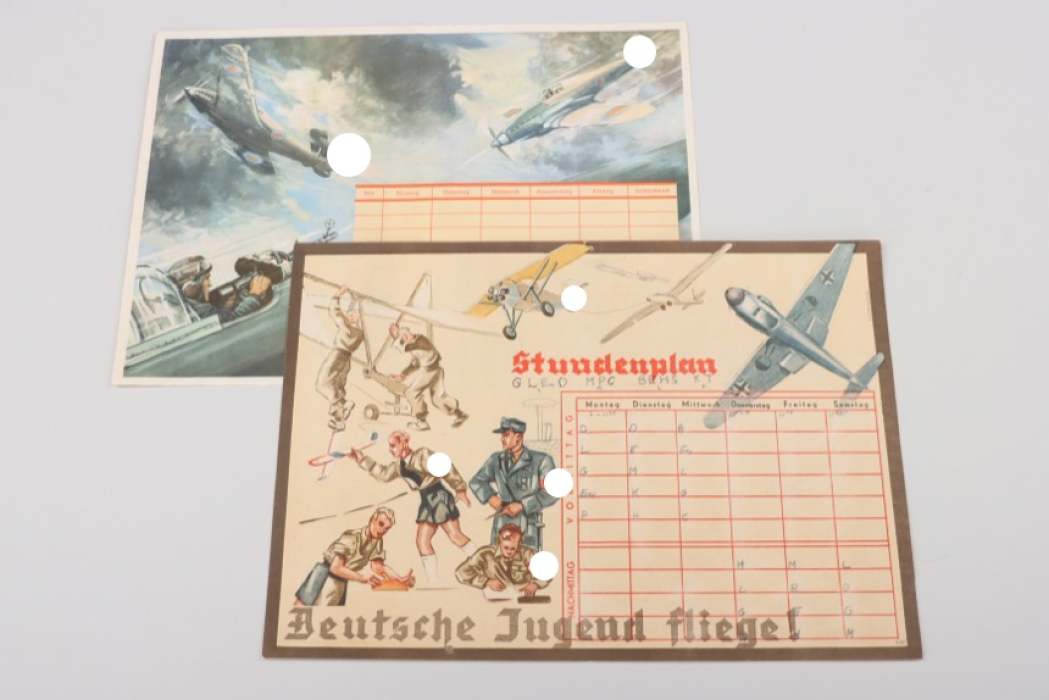 2 x HJ/Luftwaffe timetable