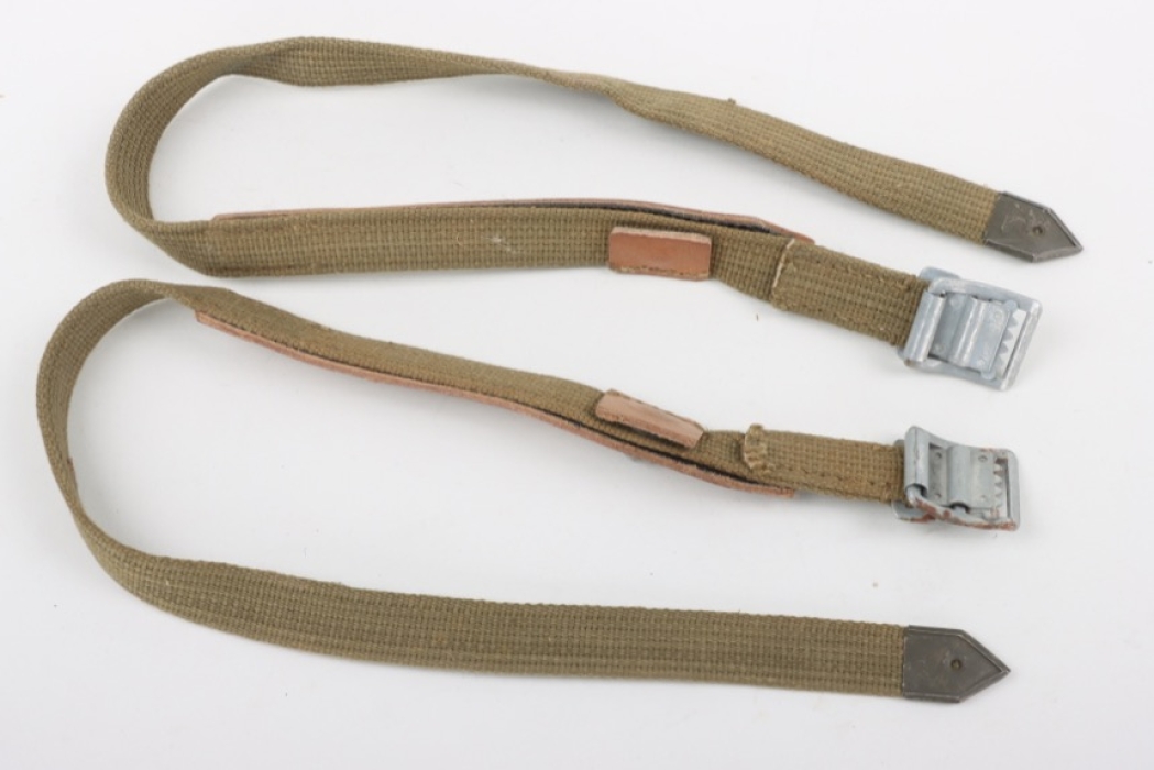 2 x Heer tropical support straps - hoard find