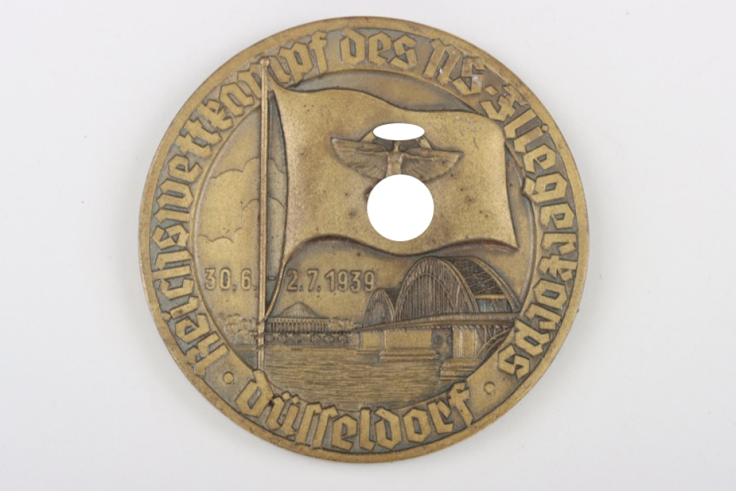 1939 NSFK "Reichswettkampf Düsseldorf" plaque