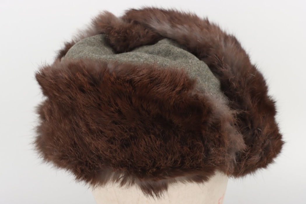 Wehrmacht winter fur cap