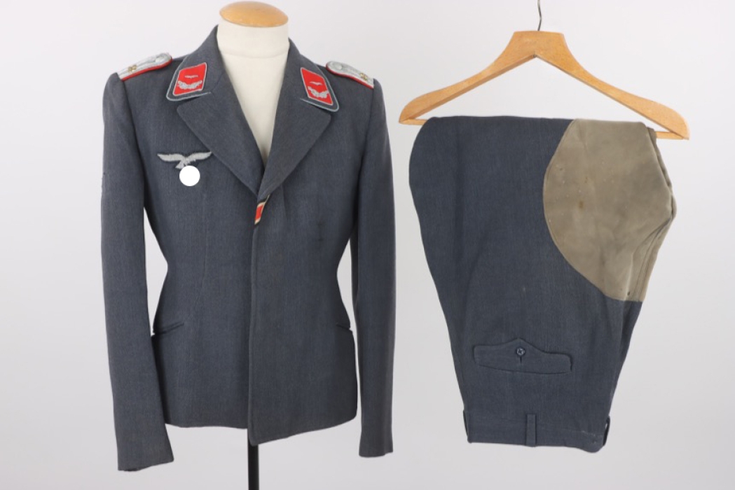 Luftwaffe Flak flight blouse with trousers