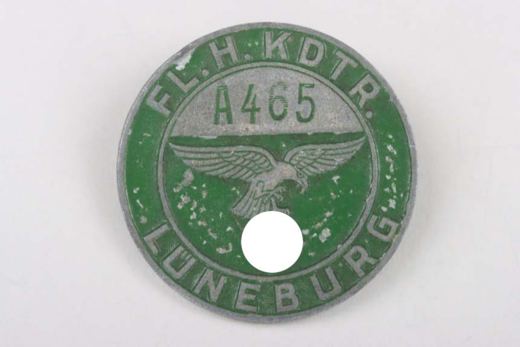Fliegerhorstkommandantur Lüneburg employee badge