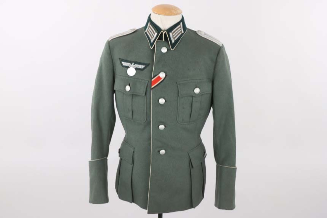 Heer infantry ornamented service tunic to Lt. Haidvogel