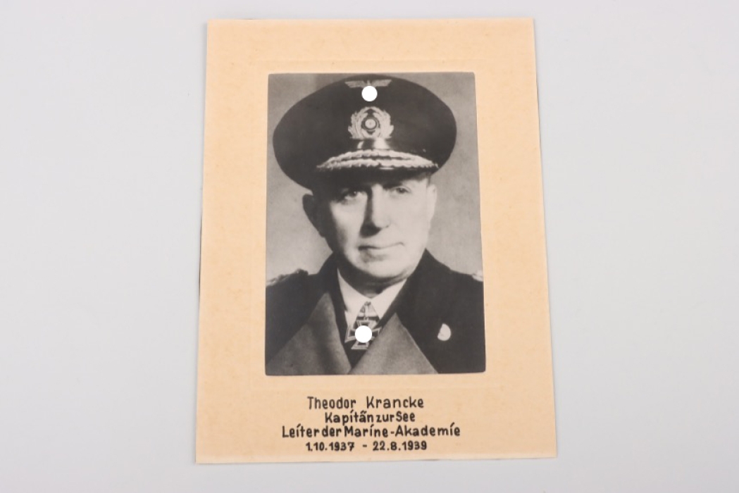 Krancke, Theodor (Kriegsmarine) - Oak Leaves winner portrait photo