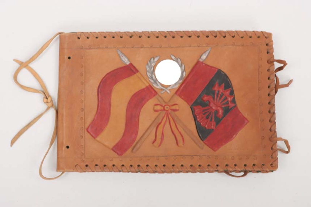 Harlinghausen, Martin (General) - Oak Leaves winner Legion Condor leather folder