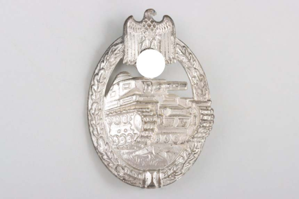 Tank Assault Badge in Silver - tombak (mint)