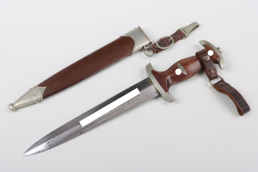 Early M33 SA Service Dagger "Ho" with 3-piece hanger - Wagner