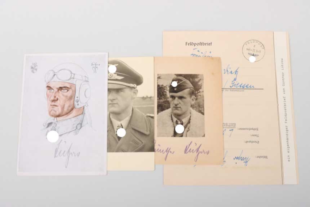 Lützow, Günther - hand-written letter, autographs, cards