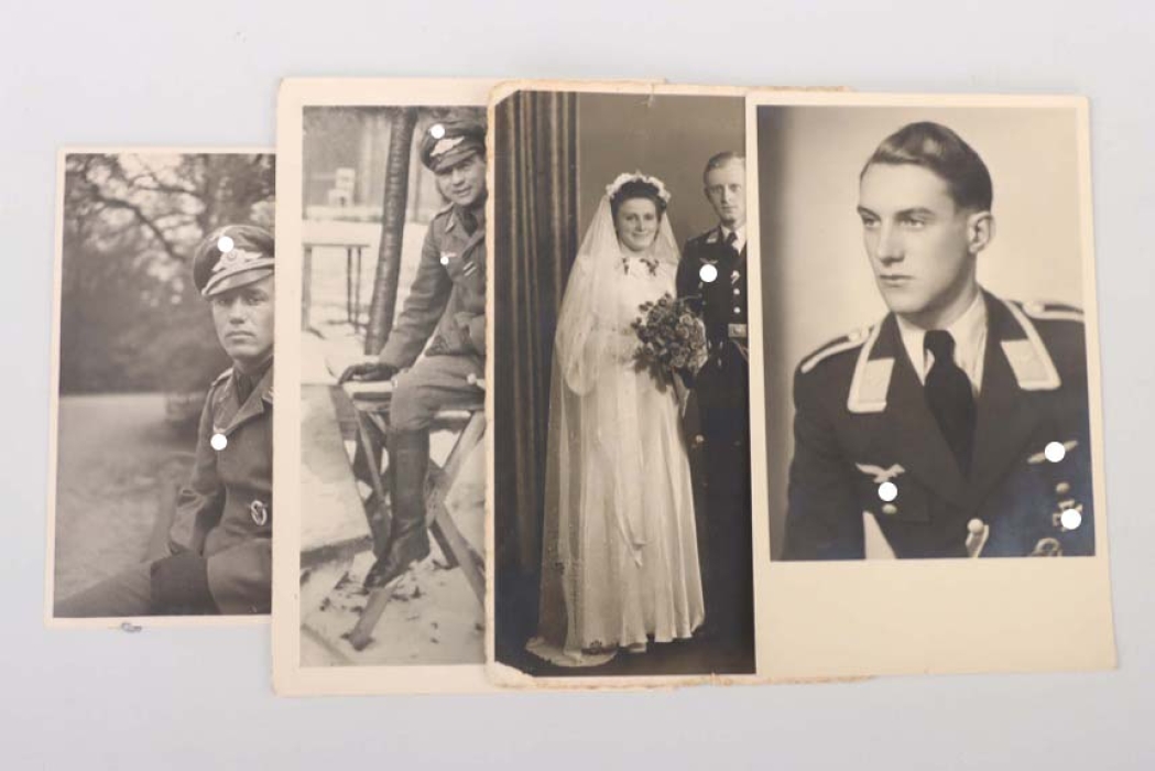 4 x Luftwaffe portrait photos