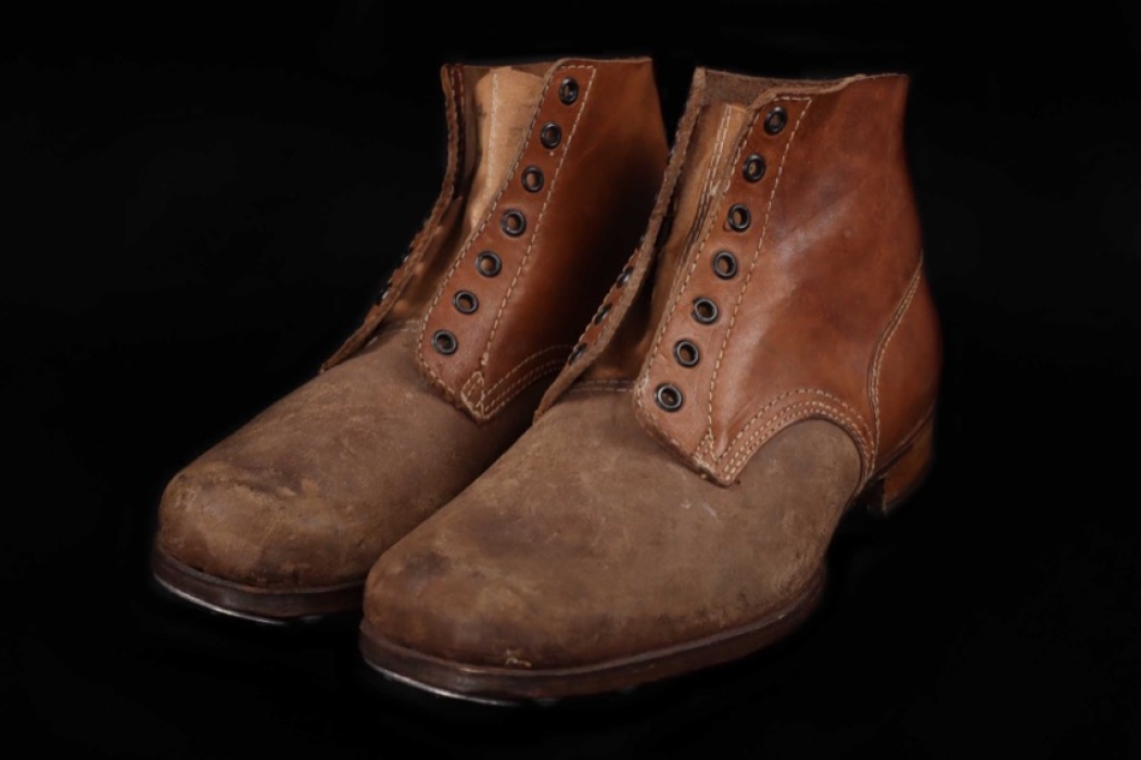 Late-war German low ankle combat boots