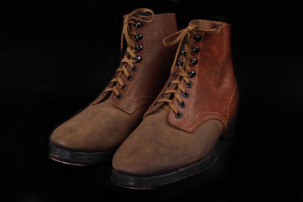 Early-war German low ankle combat boots