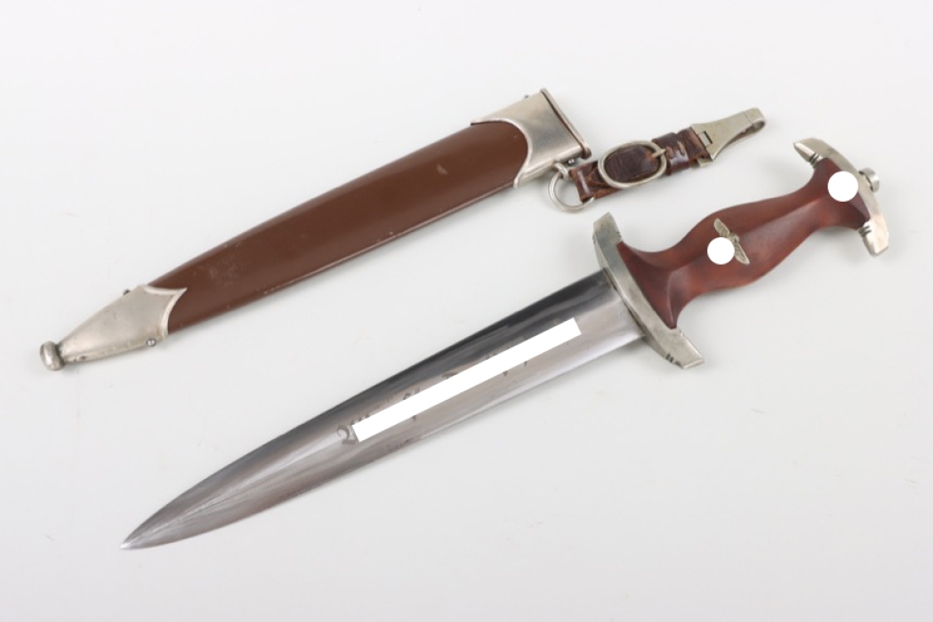 Early M33 SA Service Dagger "Sw" with hanger - Chromolit