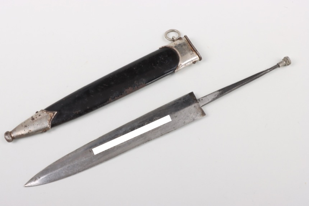 Blade and scabbard for a M33 SS Service Dagger - J.A. Henckels