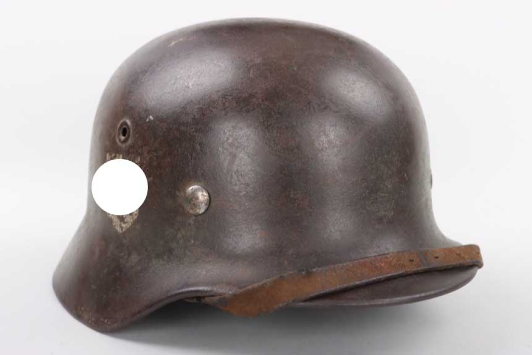 Waffen-SS double decal M40 helmet - Q64