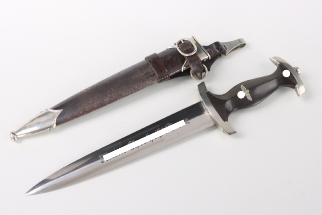 Early M33 SS Service Dagger "ex Röhm" with vertical hanger - Herder