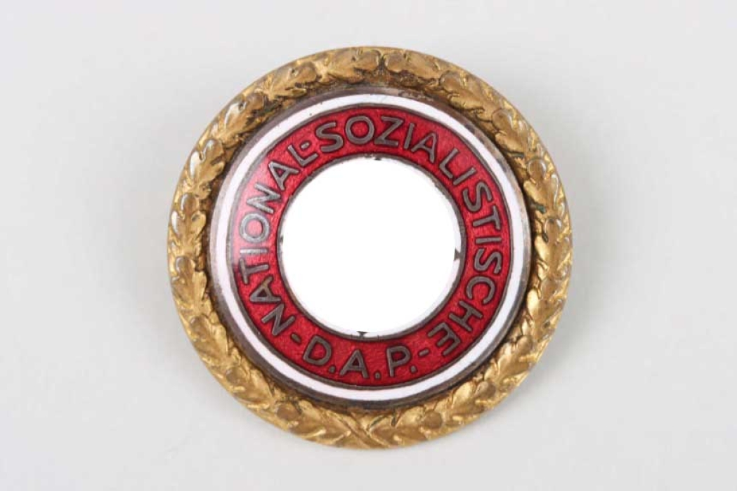 NSDAP Golden Party Badge "70123" - large type (Deschler)