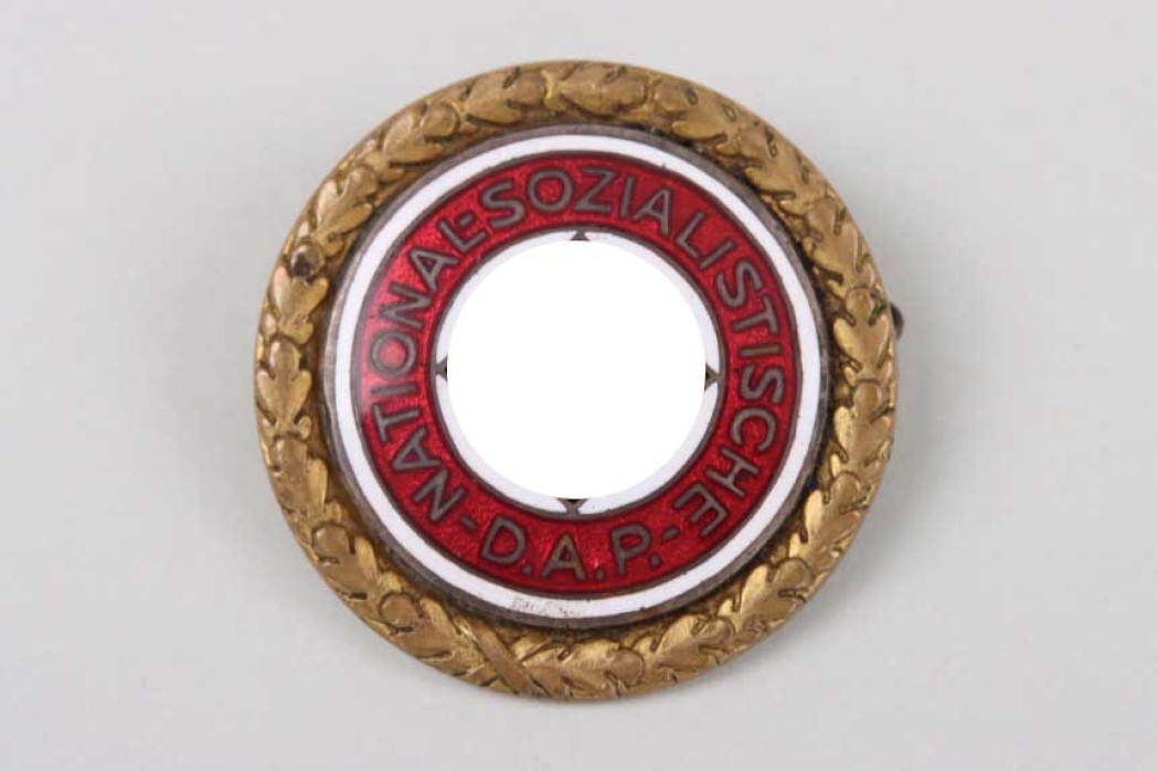 NSDAP Golden Party Badge "93786" - large type (Deschler)