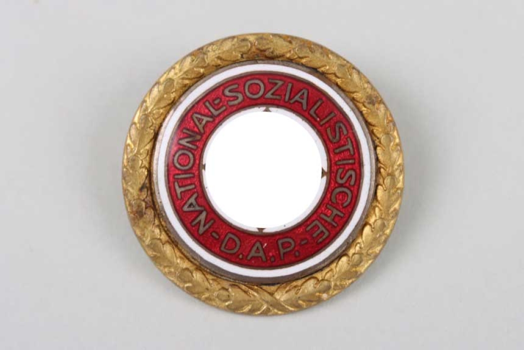 NSDAP Golden Party Badge "90533" - large type (Deschler)