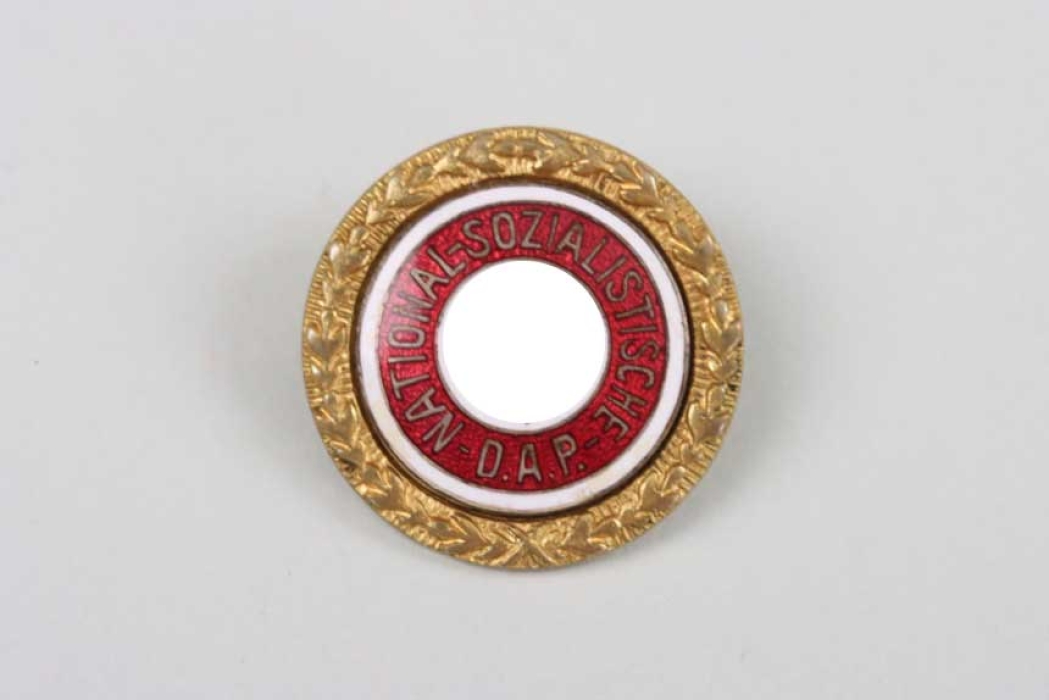 NSDAP Golden Party Badge "65525" - small type (Fuess)