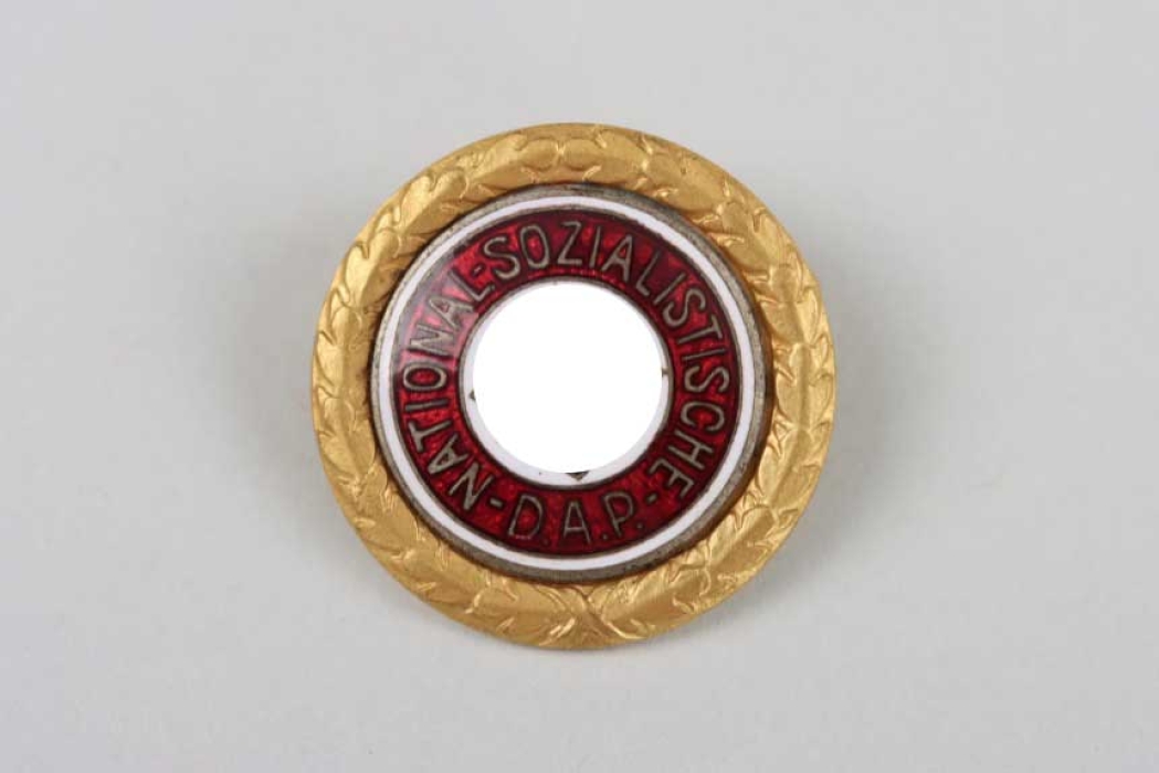 NSDAP Golden Party Badge "83900" - small type (Deschler)