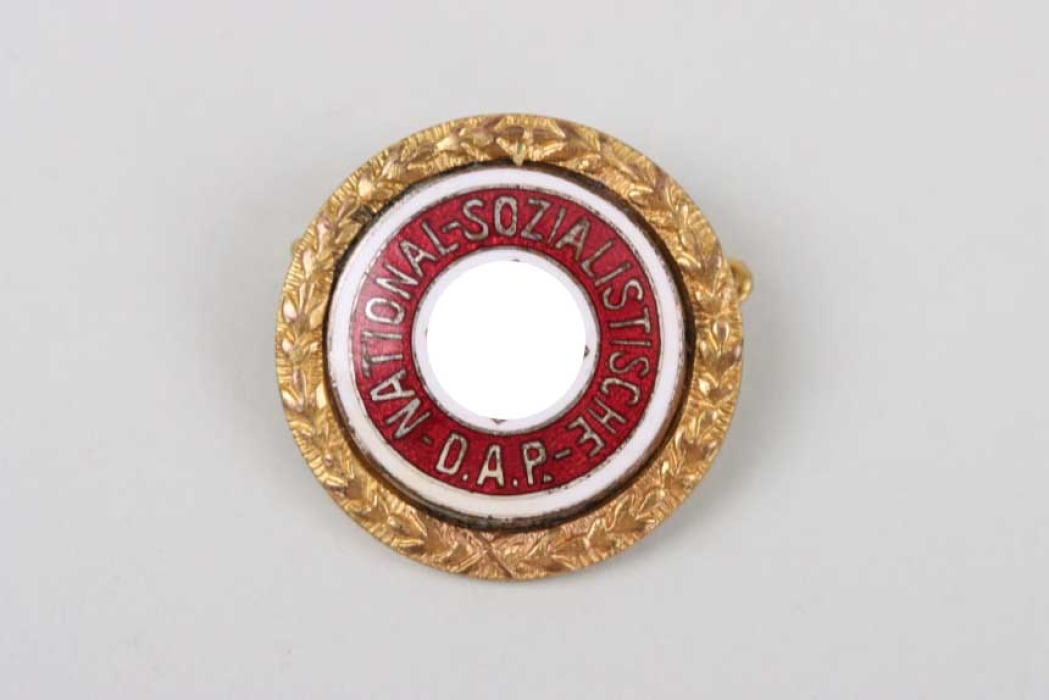 NSDAP Golden Party Badge "80400" - small type (Fuess)