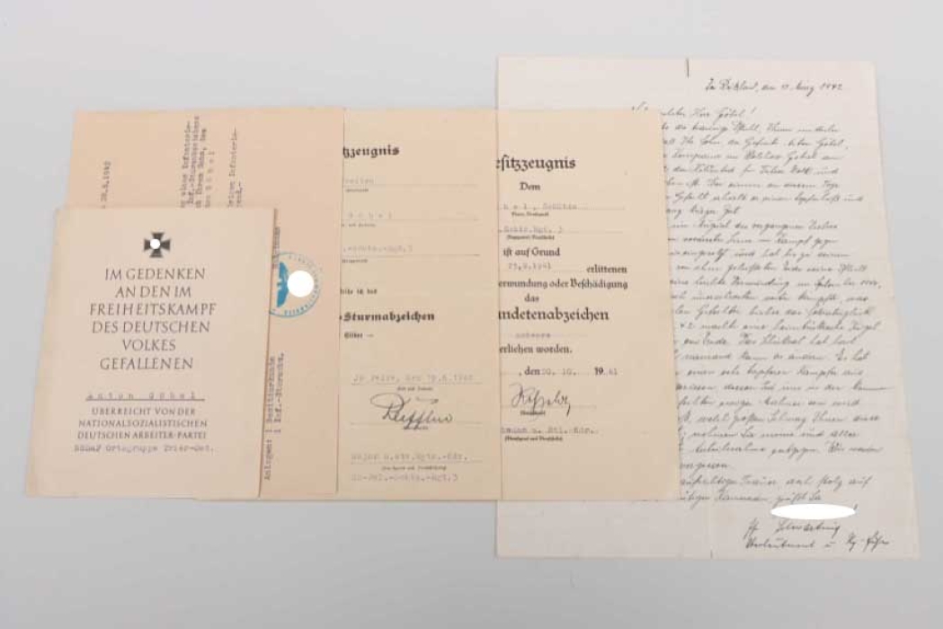 SS-Polizei-Schützen-Regiment 3 document grouping