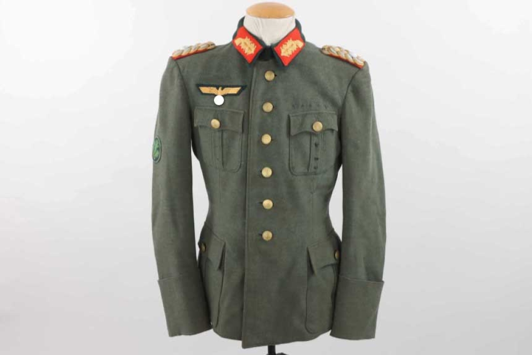 Restored Heer field tunic for a Generalleutnant - Jäger