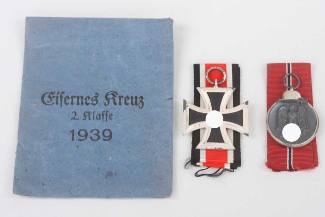 1939 Iron Cross 2nd Class with pouch and Eastern Front Medal