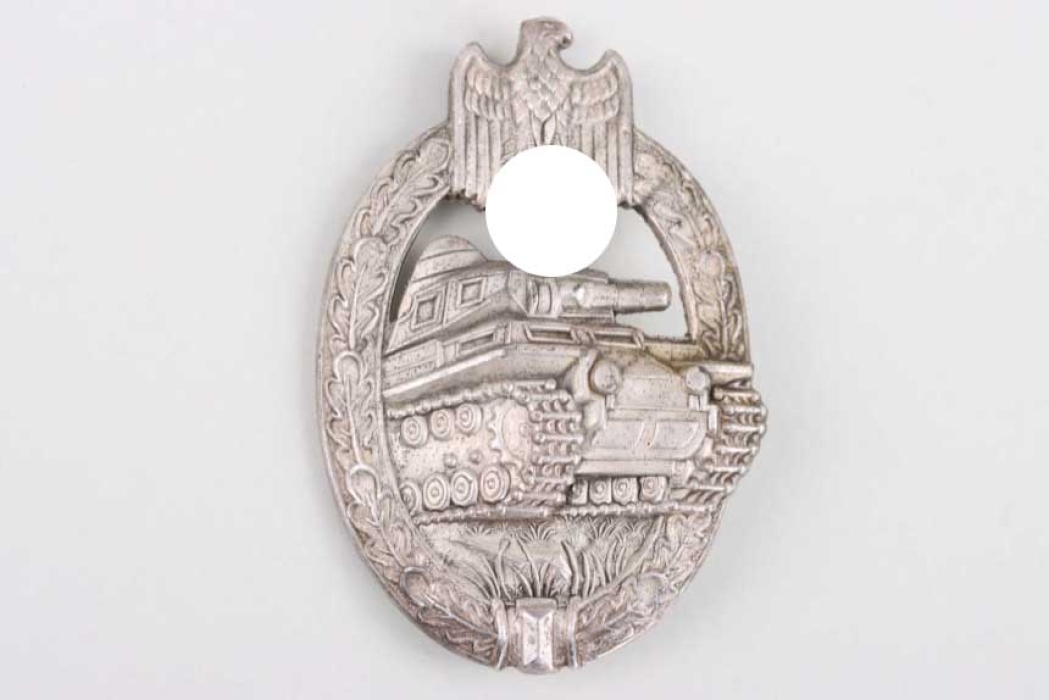 Tank Assault Badge in Silver "AS in triangle"