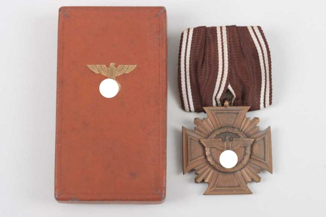 NSDAP Long Service Award 1st Class (bronze) + case