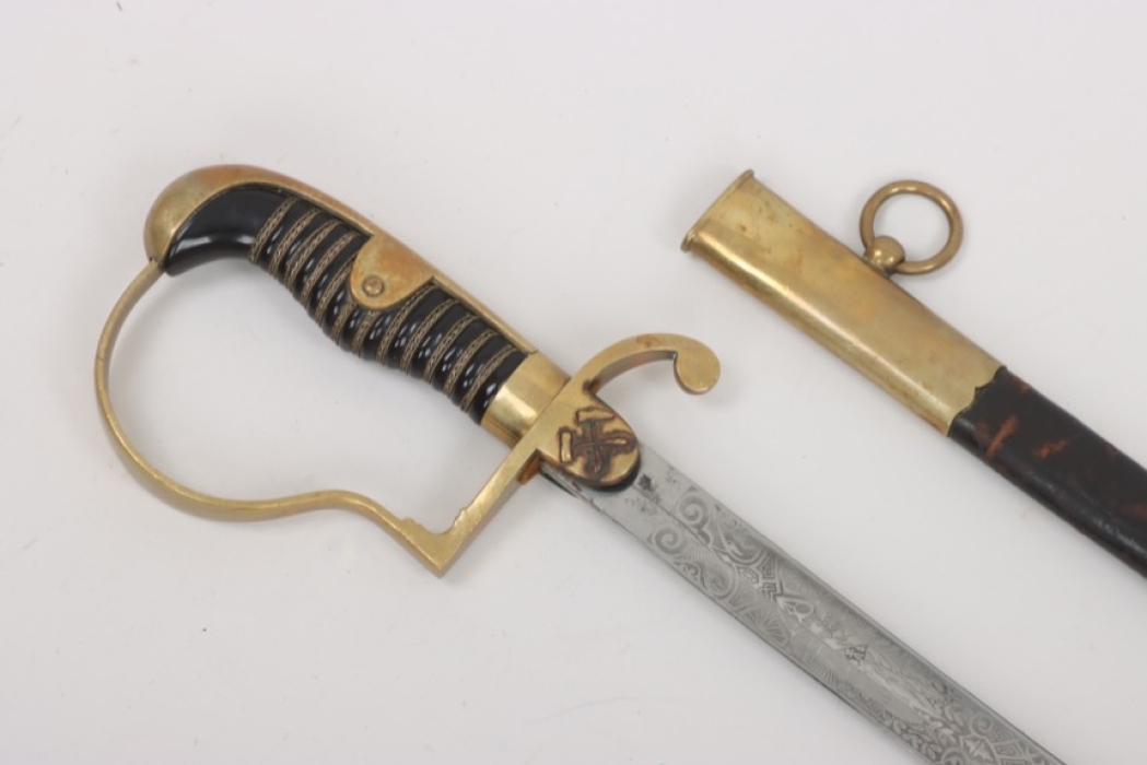 Mining Association sabre with etched blade - Eickhorn
