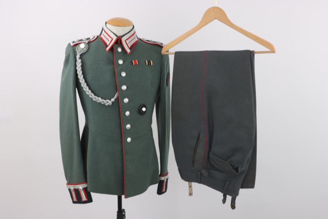 Heer Artillery parade tunic and trousers - Oberwachtmeister