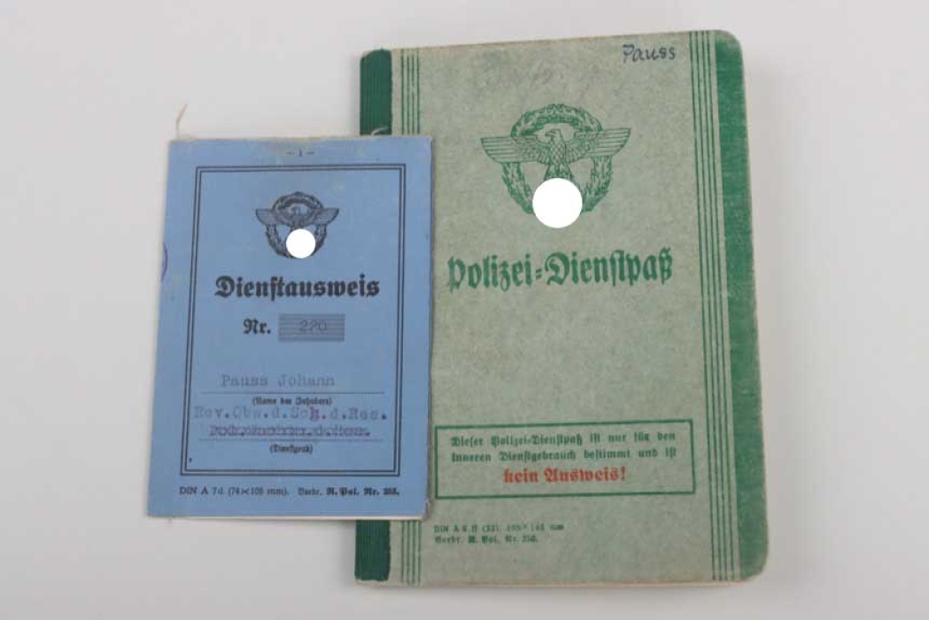 Polizei-Panzerjäger-Kompanie 3 police service book - "Bandenkampf"