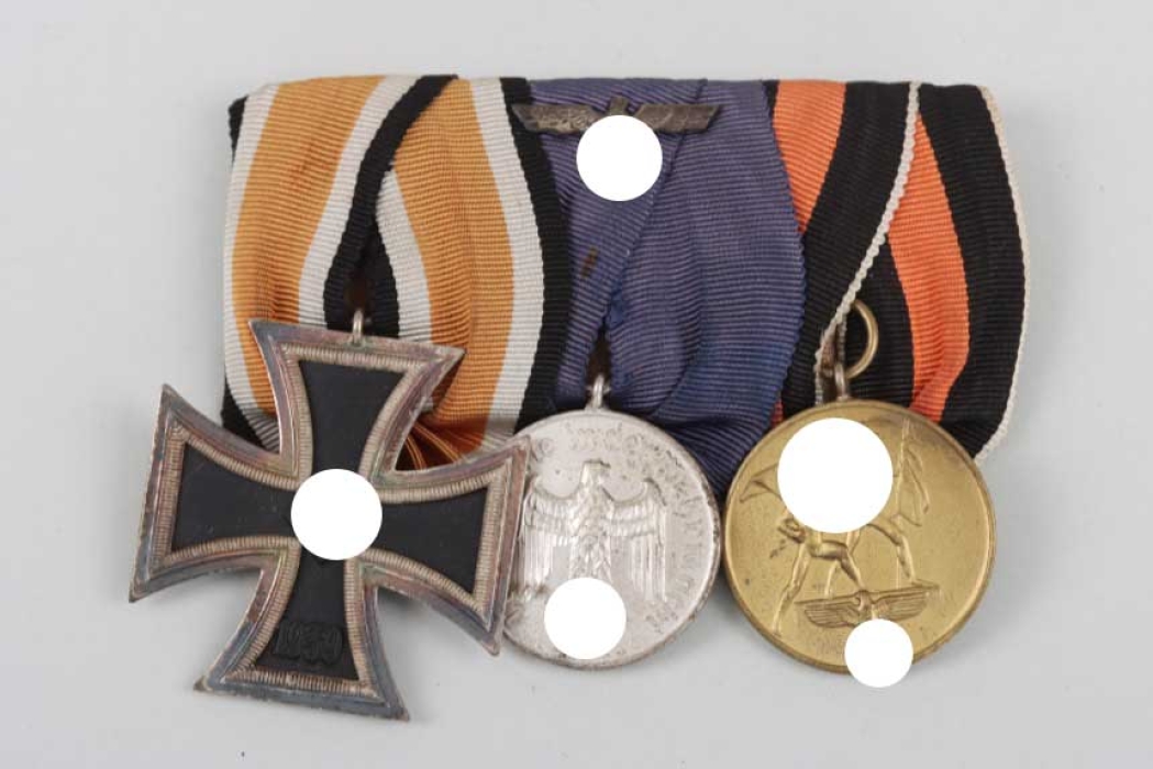 3-Place Wehrmacht Medal Bar