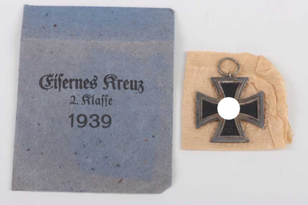 1939 Iron Cross 2nd Class Rudolf Souval + Souval marked pouch