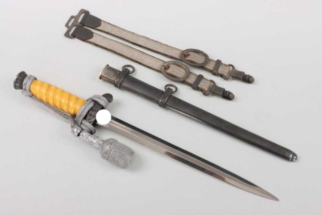 M35 Heer officer's dagger with hangers and portepee - Krebs