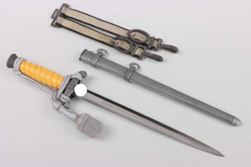 M35 Heer officer's dagger with hangers and portepee