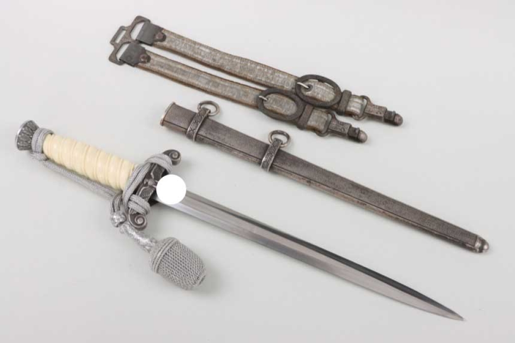 M35 Heer officer's dagger with hangers and portapee - Alcoso High Lift