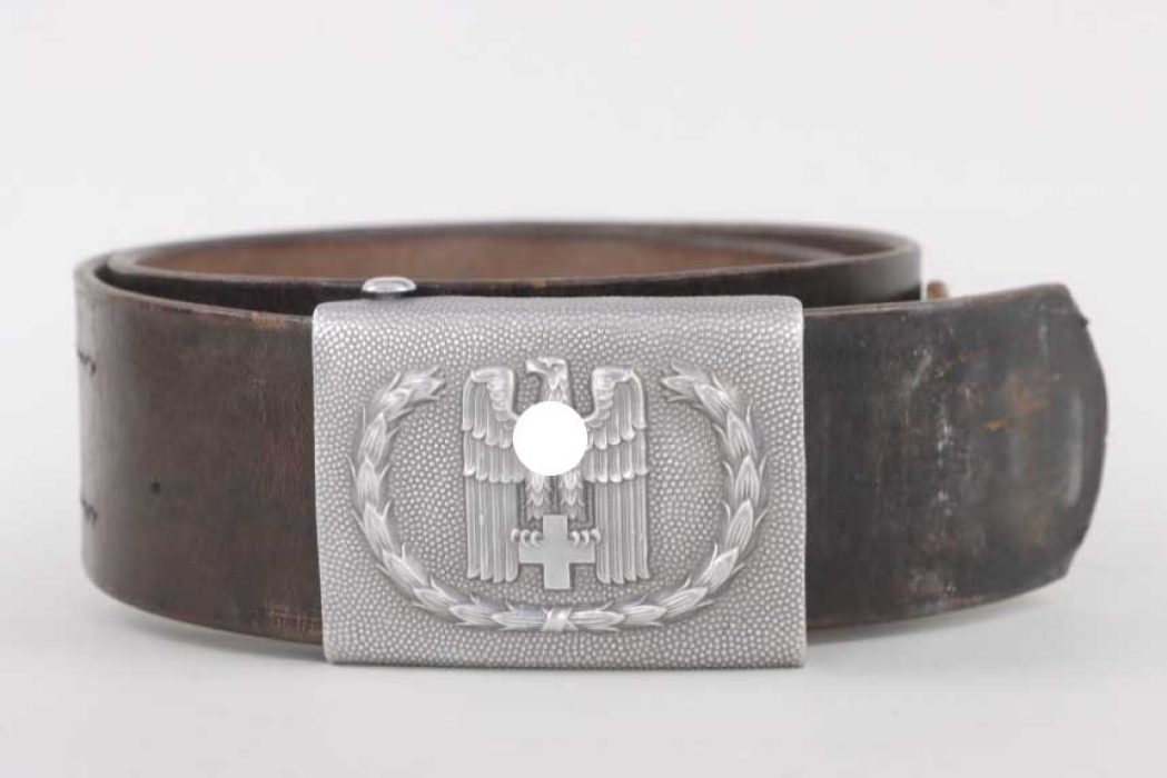 DRK buckle, 3rd pattern (with eagle & cross) (EM/NCO) with RZM belt