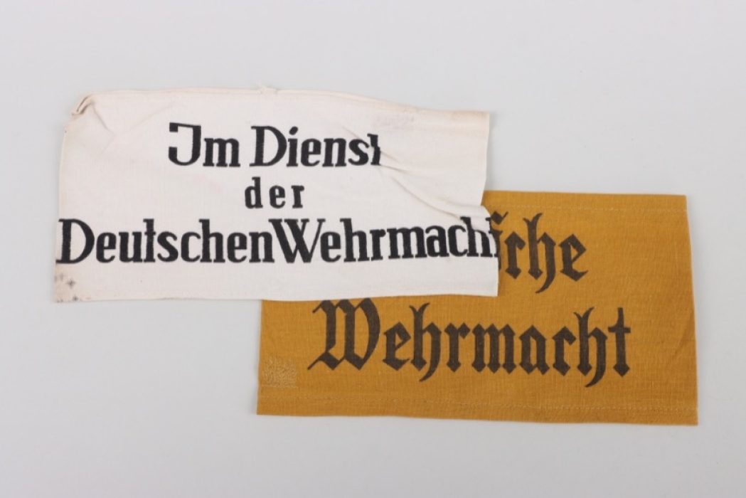 2x Wehrmacht armbands